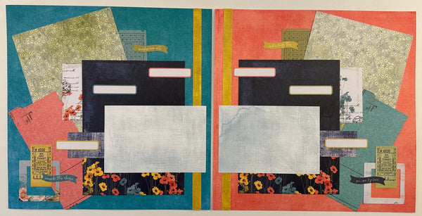 12 x 12 Birdsong Scrapbook Pages Tutorial