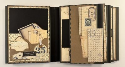 Floral Frost Junk Journal Mini Album