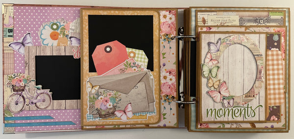 Flower Shoppe 6 x 8 Binder Album Tutorial
