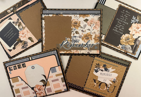 Remembrance Of Memories 8 1/2 x 11 Interactive Binder Album Tutorial