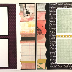 A Year In Review Interactive 12 x 12 Scrapbook Pages