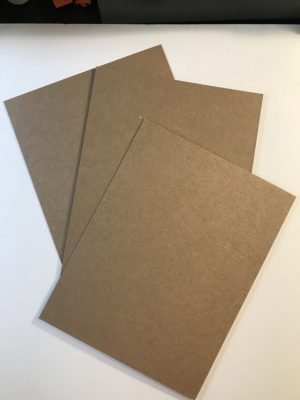 Chipboard 8 1/2 x 11 Sheets