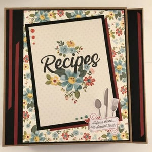 Recipe Mini Album with Bonus Folio Recipe Project