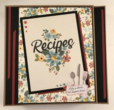 Recipe Mini Album with Bonus Folio Recipe Project