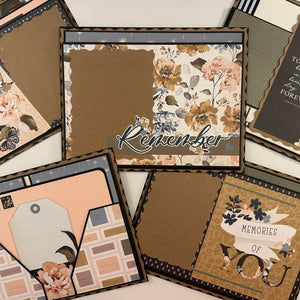 Remembrance Of Memories 8 1/2 x 11 Interactive Binder Album Tutorial